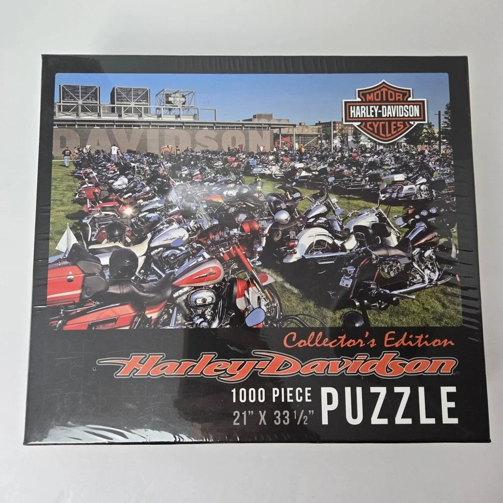Harley Davidson Bike Lot  Collectors Edition 1000 Piece Puzzle New Sealed 2015